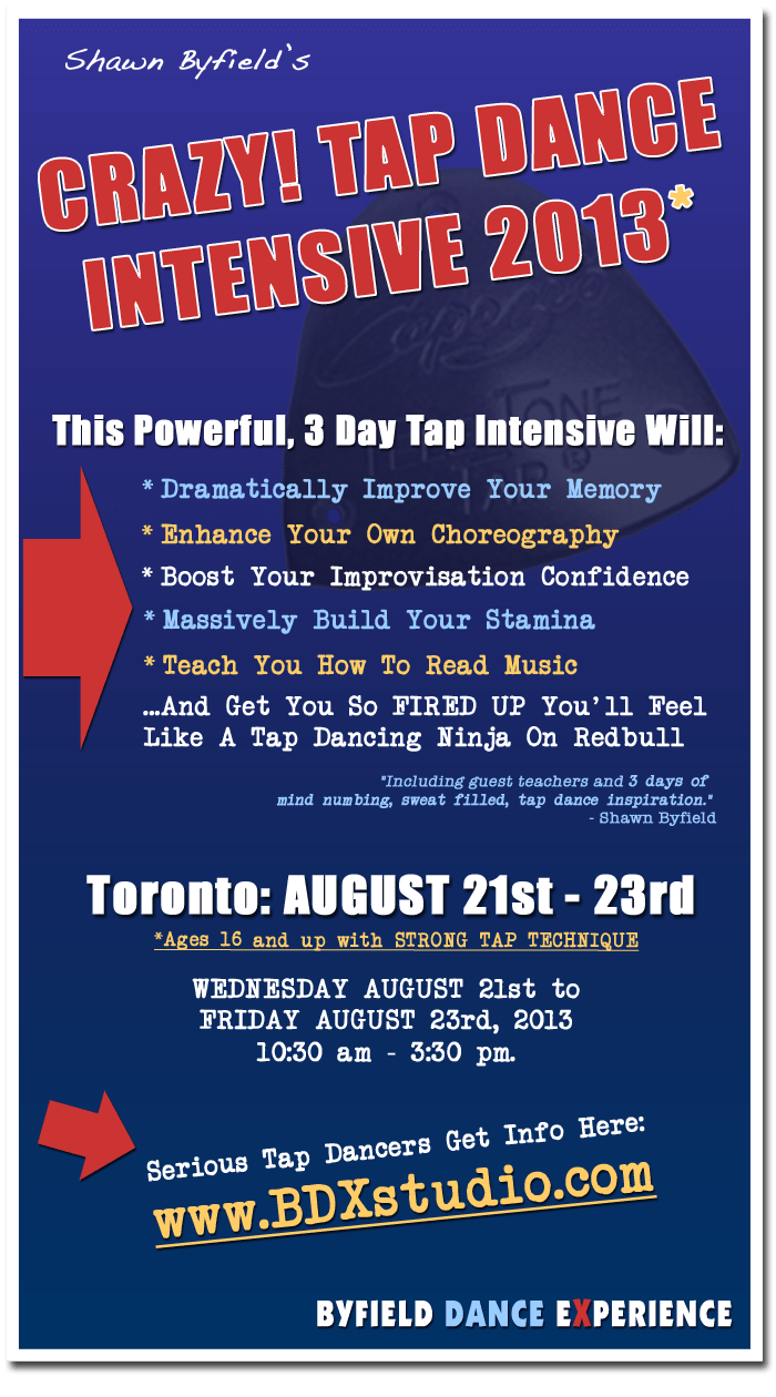 Toronto tap dance intensive 2013