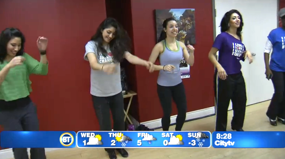 Toronto tap dance classes on Breakfast Television