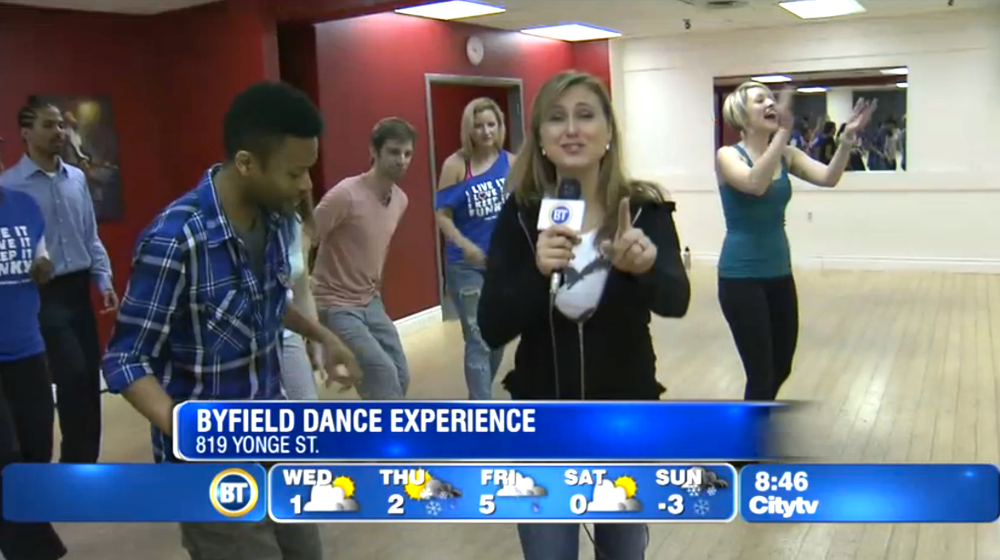 Toronto dance studio Byfield Dance Experience on Breakfast Television