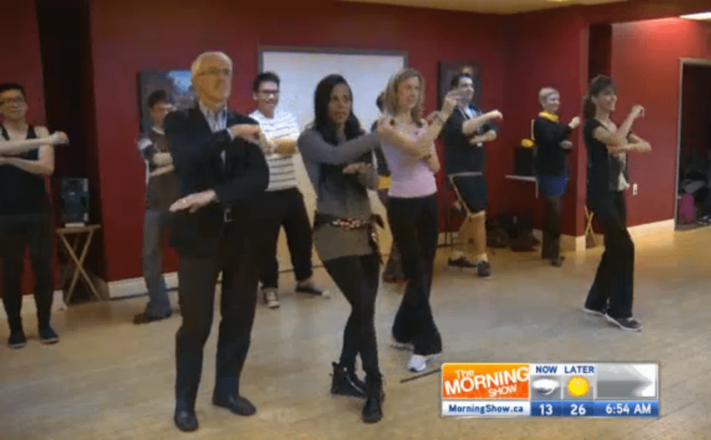 Celebrity choreographer Laurieann Gibson teaches TV hosts at Byfield Dance Experience in Toronto. Celebrity choreographer Laurieann Gibson teaches TV hosts at Byfield Dance Experience in Toronto.