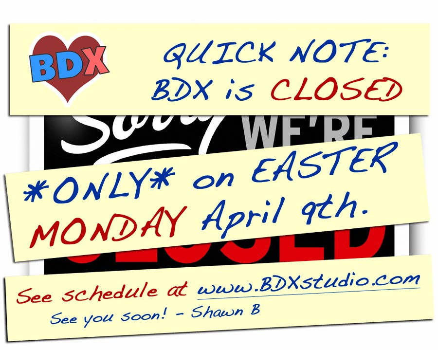 BDX Dance Studio Toronto is Closed for Easter Monday