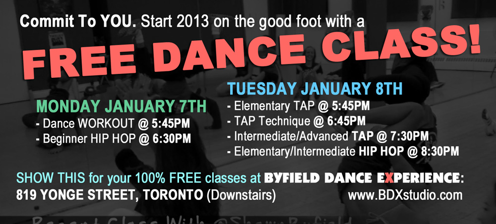Free Toronto dance class