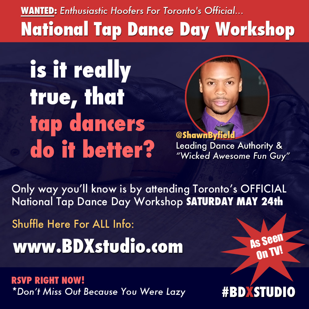 National tap dance day Toronto 2014